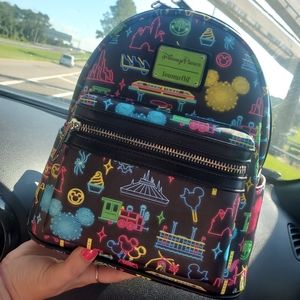 NEW Neon Disney Park Loungefly